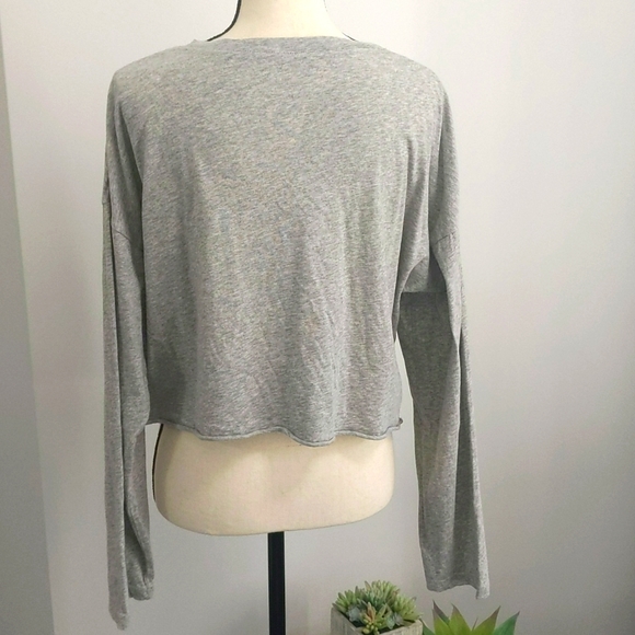 Grayson Threads "Good Vibes" Long Sleeve Crop Top - Size L - Picture 3 of 8